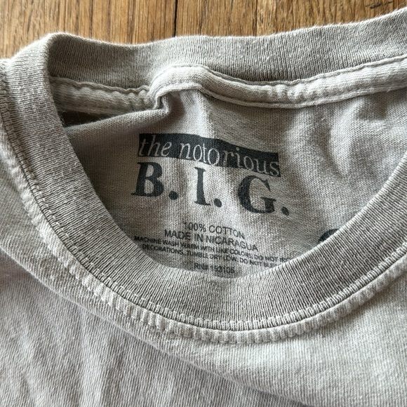 BIGGIE SMALLS CUT OFF T SHIRT THE NOTORIOUS B.I.G! - Picture 3 of 6